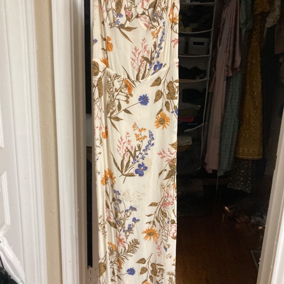 Reformation Floral White Dress - Picture 2 of 4